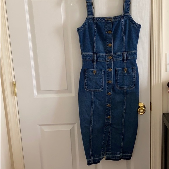 ZARA DENIM BODYCON DRESS bloggers fav sold out - Picture 2 of 11